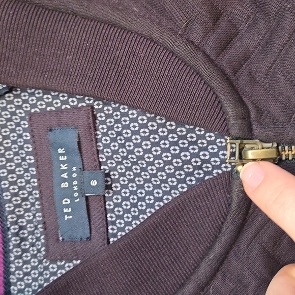 Ted Baker Mens Full Zip Jacket Sz 3/M - Picture 6 of 11